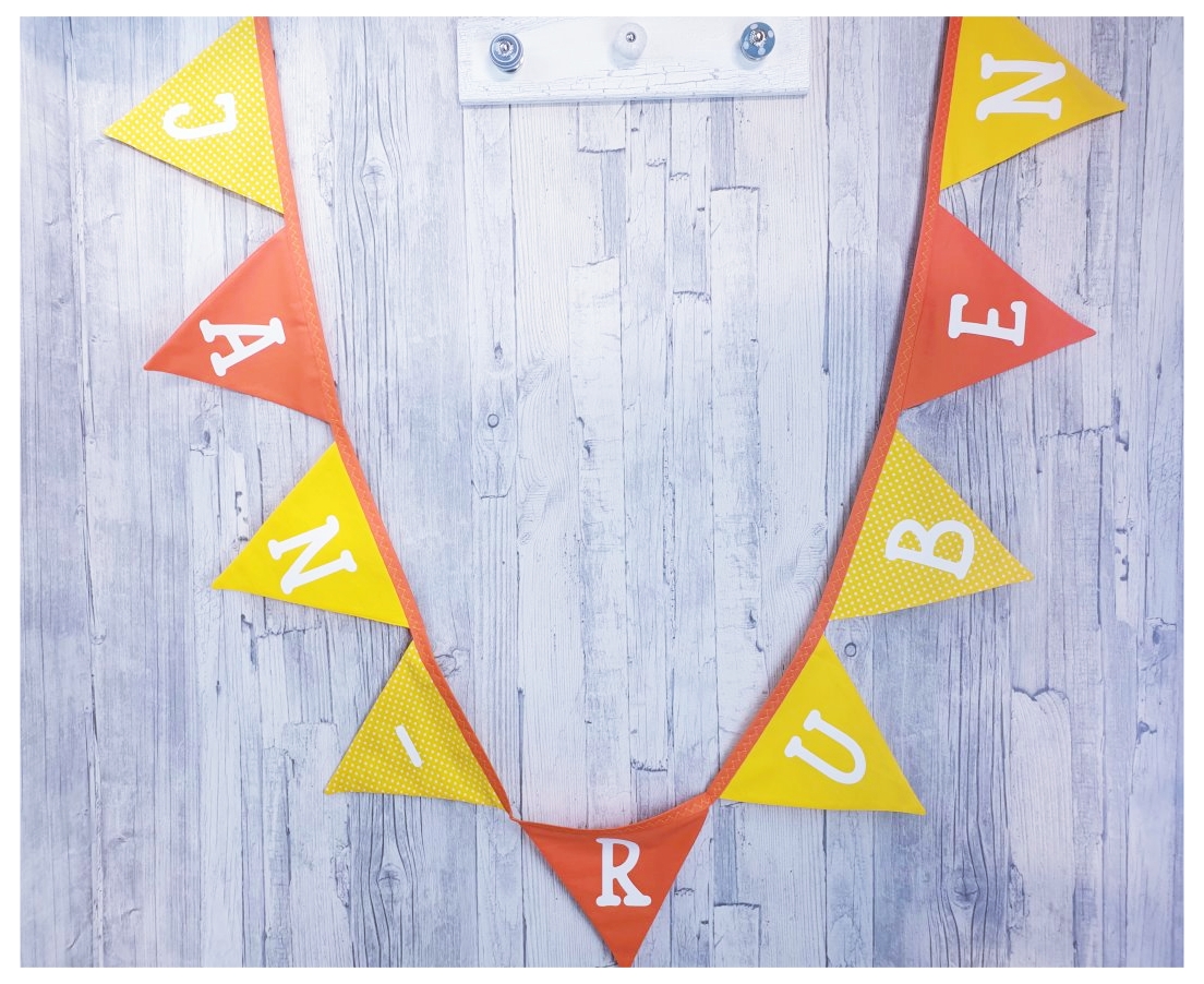 Wimpelkette gelb orange