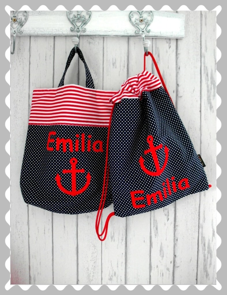 Kitaset "Anker" mit Wunschstoffen