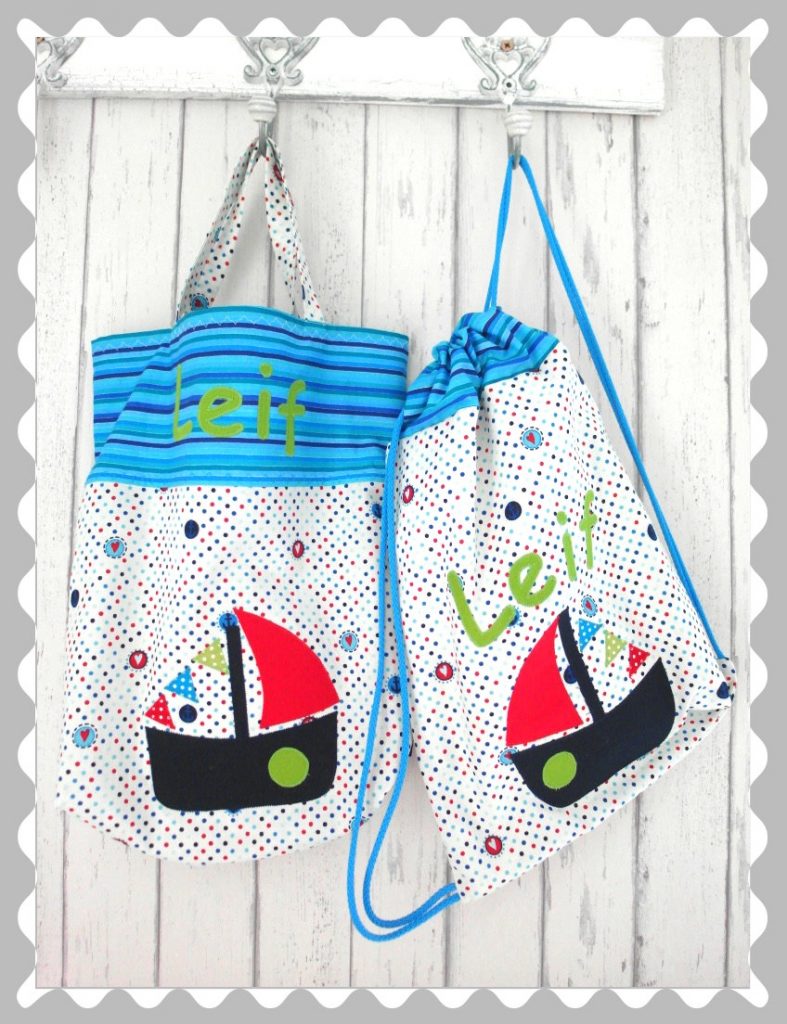 Kitaset "Schiff/Boot" mit Wunschstoffen