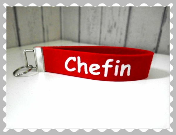 Schlüsselanhänger "Chefin"