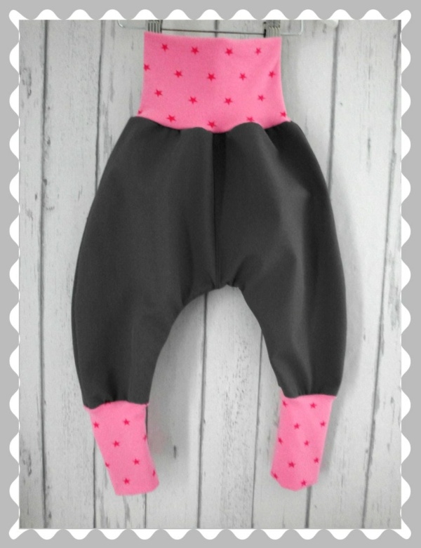 Softshellhose "Grau / Rosa", wasserabweisend und kuschelig