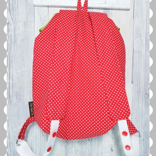 Gefütterter Rucksack "Eule" mit Wunschstoffe