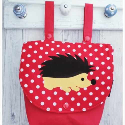 Lenkertasche "Igel", mit Deinem Wunschstoff