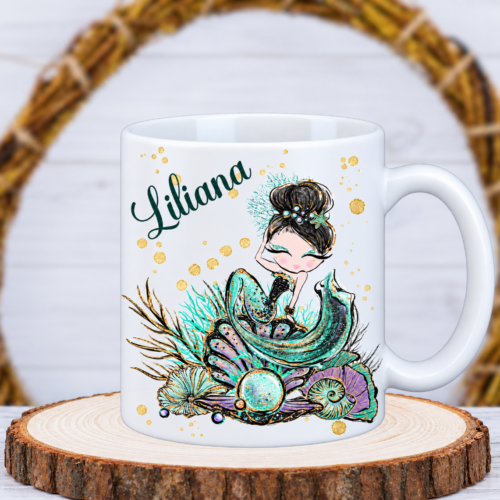 Tasse "Meerjungfrau" mit Wunschname
