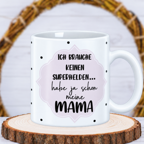 Tasse "Superheld-Mama"