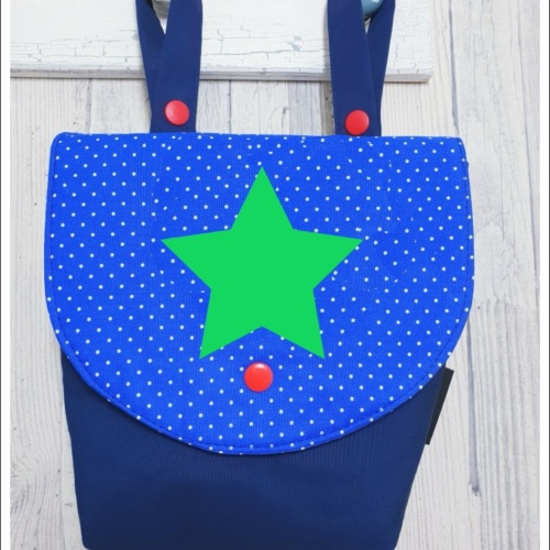 Lenkertasche "Stern", mit Deinem Wunschstoff