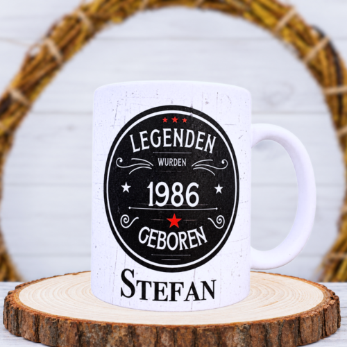 Tasse "Legende" mit Wunschname